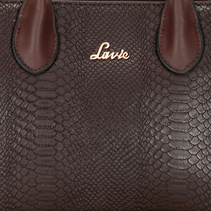 Lavie Women's Ficus Medium Satchel Handbag for Women | Satchel Bag for Work | Ladies purse | Stylish Shoulder Bag | Gift For Women 