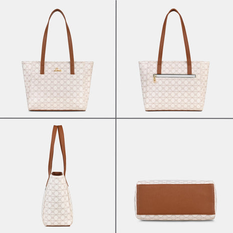 Lavie Women's Mono Betula Tote Handbag for Women | Tote Bag for Work | Ladies purse | Stylish Shoulder Bag | Gift For Women 