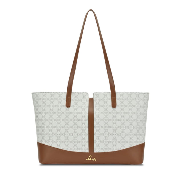 Lavie Women's Mono Freya Monogram Print Tote Bag for Women | Tote Bag for Work | Ladies purse | Stylish Shoulder Bag | Gift for Women 