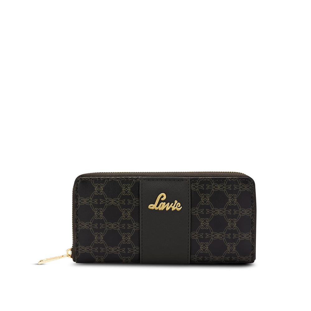 Lavie Women's Mono Wallet | Ladies Stylish Purse Bag | Credit Card, Money Holder | Zip Around Wallet | Gift for Women