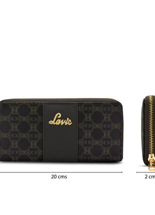 Lavie Women's Mono Wallet | Ladies Stylish Purse Bag | Credit Card, Money Holder | Zip Around Wallet | Gift for Women 