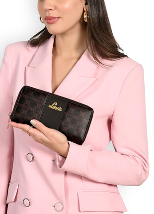 Lavie Women's Mono Wallet | Ladies Stylish Purse Bag | Credit Card, Money Holder | Zip Around Wallet | Gift for Women 