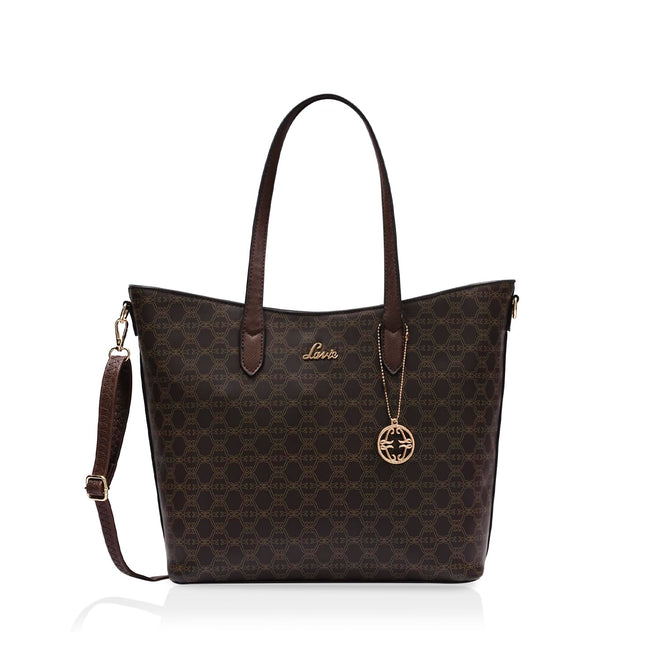 Lavie Women's Monoprint Hailon Tote Bag | Ladies Purse Handbag 