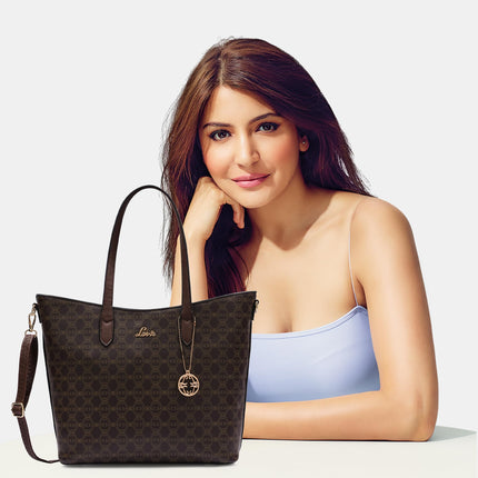 Lavie Women's Monoprint Hailon Tote Bag | Ladies Purse Handbag 