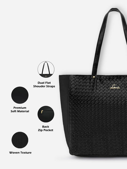 Lavie Women's Nova Tote Handbag (Black) 