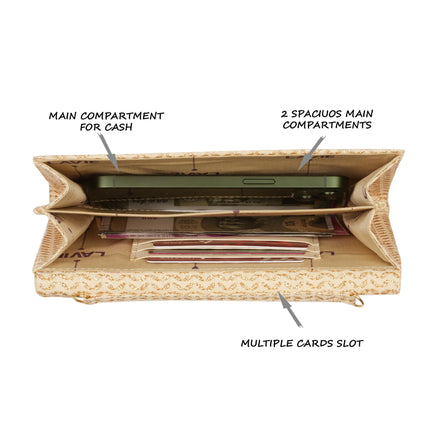 Lavie Women's Spark Ava Envelope Clutch | Ladies Purse Handbag 