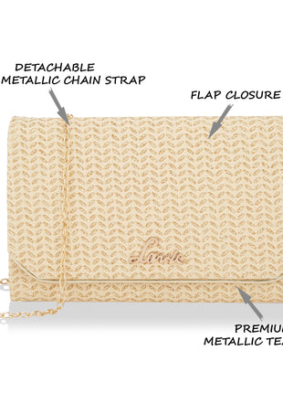 Lavie Women's Spark Ava Envelope Clutch | Ladies Purse Handbag 