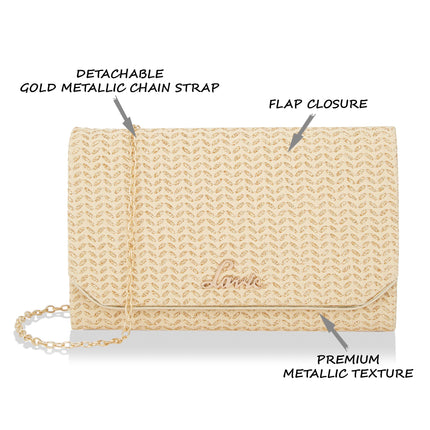 Lavie Women's Spark Ava Envelope Clutch | Ladies Purse Handbag 