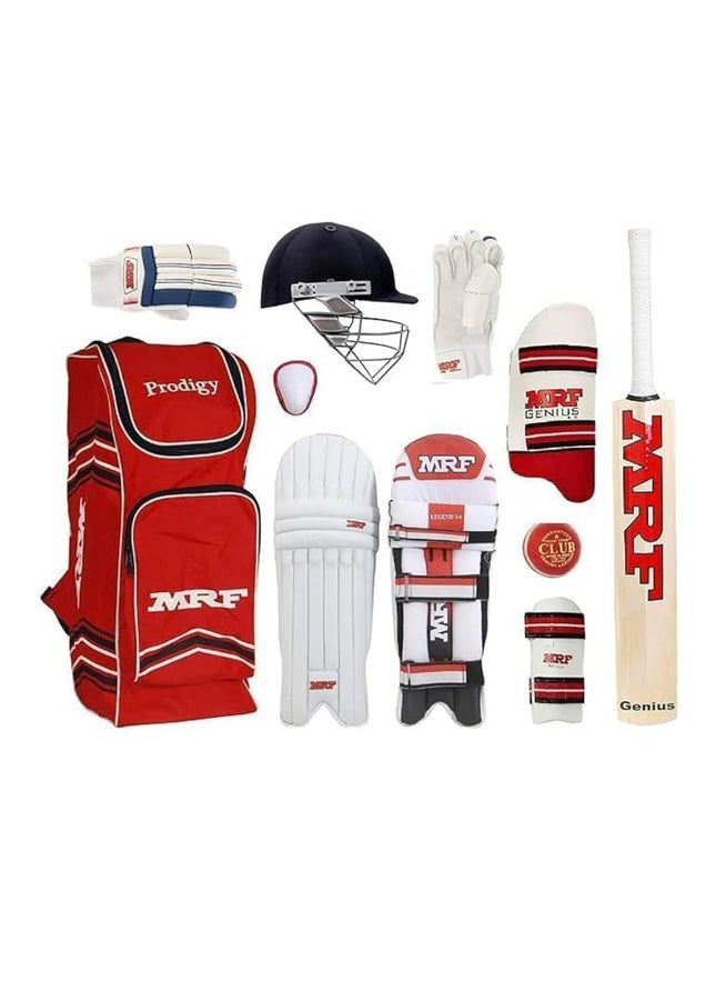 Layan Sports MRF Cricket Kit Grand Edition (Genius) VK-18 Virat Kolhi Complete Cricket Kit (Size 5 (Ideal for 12-16 Years) 