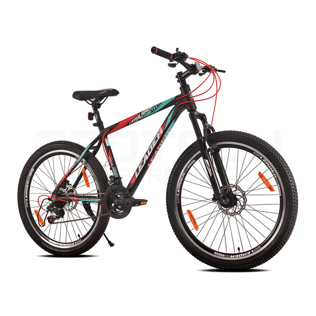 Leader Highlander 26T 21-Speed Alloy MTB Cycle| Free Pan India Installation | Dual Disc Brake and Front Suspension Ideal for 12+ Years 