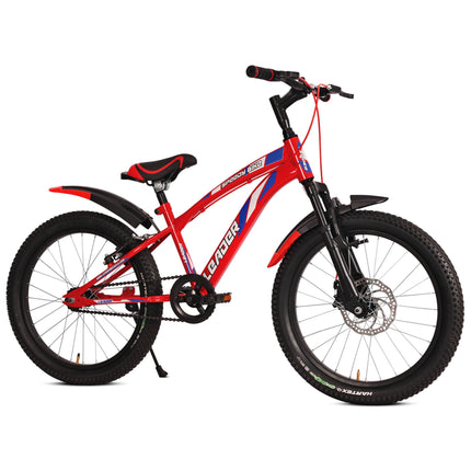 Leader Speedy Bike 20T Single Speed Kids Cycle with Front Suspension & Front Disc Brake Ideal for 7-10 Years Age 