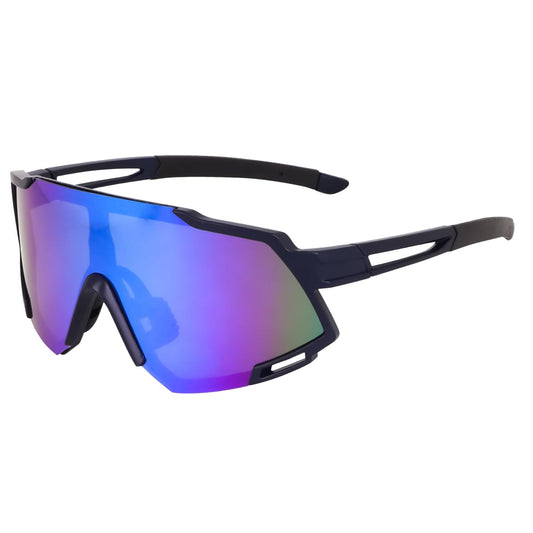 Legend Eyewear Sports Rectangular Shape Non-Polarized Sunglasses For Men-Women Youth Ipl Cricket Baseball Fishing Cycling Running Golf Motorcycle Mountain Bike Tac Glasses (Blue), Large 