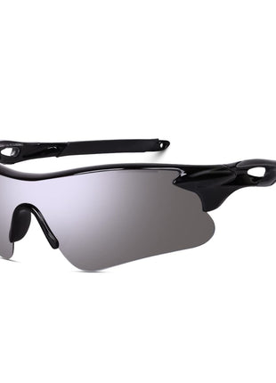 Legend Eyewear Sports Sunglasses for Men Women Youth Cricket Baseball Fishing Cycling Running Golf Motorcycle Tac Glasses UV400 (Grey Black) 