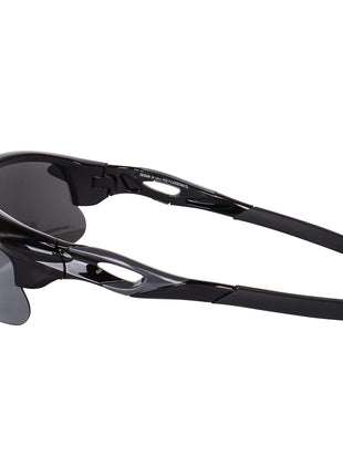 Legend Eyewear Sports Sunglasses for Men Women Youth Cricket Baseball Fishing Cycling Running Golf Motorcycle Tac Glasses UV400 (Grey Black) 