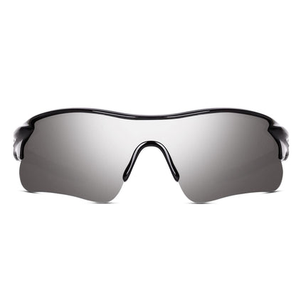 Legend Eyewear Sports Sunglasses for Men Women Youth Cricket Baseball Fishing Cycling Running Golf Motorcycle Tac Glasses UV400 (Grey Black) 