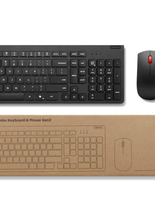 Lenovo 4X31N50708 Essential Wireless Combo Keyboard & Mouse Gen2 Black USEnglish 103P [4X31N50708] 