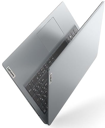 Lenovo IdeaPad 1 AMD Ryzen 5 5500U 15.6" HD Thin and Light Laptop (8GB RAM/512GB SSD/Windows 11 Home/Office Home 2024/1 Year ADP Free/Grey/1.6Kg), 82R4011MIN 
