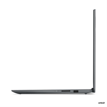 Lenovo IdeaPad 1 AMD Ryzen 5 5500U 15.6" HD Thin and Light Laptop (8GB RAM/512GB SSD/Windows 11 Home/Office Home 2024/1 Year ADP Free/Grey/1.6Kg), 82R4011MIN 