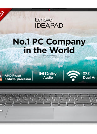 Lenovo IdeaPad 1 Ryzen 5 5625U 15.6 FHD Cloud Grey Laptop 