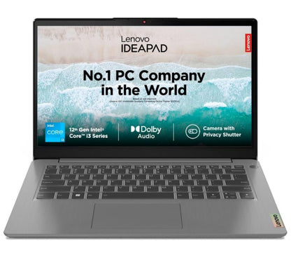 Lenovo IdeaPad 3 14 Inch Arctic Grey 12th Gen I3 Backlit Keyboard 