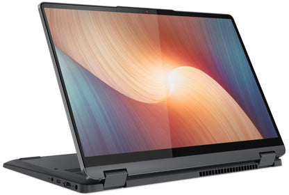 Lenovo IdeaPad Flex 5 Ryzen 7 5700U 14" (35.5cm) WUXGA+ IPS 2-in-1 Laptop (16GB/512GB SSD/Win 11/Office 2021/Backlit KB/Fingerprint/FHD Camera/Alexa/3 Month Game Pass/Storm Grey/1.5Kg), 82R900HFIN 