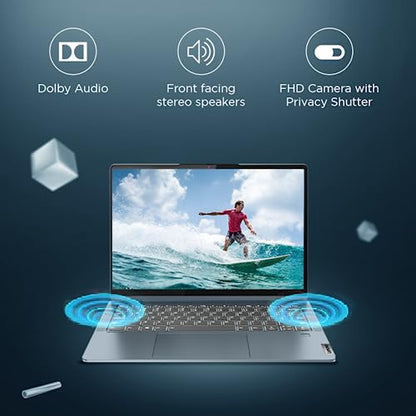 Lenovo IdeaPad Flex 5 Ryzen 7 5700U 14" (35.5cm) WUXGA+ IPS 2-in-1 Laptop (16GB/512GB SSD/Win 11/Office 2021/Backlit KB/Fingerprint/FHD Camera/Alexa/3 Month Game Pass/Storm Grey/1.5Kg), 82R900HFIN 