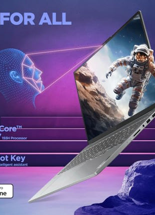 Lenovo IdeaPad Pro 5 Intel Core Ultra 7 155H Built-in AI 16" (40.6cm) 2K OLED 400Nits 120Hz Laptop (16GB/1TB SSD/NVIDIA RTX 3050 6GB/Win11/MSO 21/FHD+IR Camera/1Yr ADP Free/Grey/1.9Kg), 83D4002NIN 