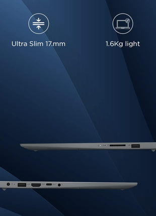 Lenovo IdeaPad Slim 1, AMD Ryzen 5 5500U, 16GB RAM, 512GB SSD, HD, 15.6", Windows 11 Home, MS Office 21, Cloud Grey, 1.61Kg, 82R400ERIN, Integrated AMD Graphics, 1Yr ADP Free, Thin and Light Laptop 