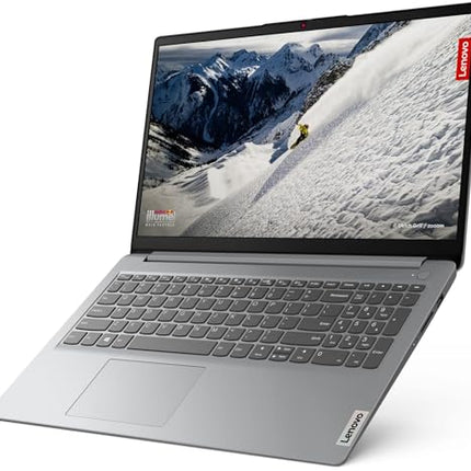Lenovo IdeaPad Slim 1 Intel® Celeron® N4020 15.6 inch (39.6cm) Thin & Light Laptop (8GB RAM/512GB SSD/Windows 11 Home/Office Home & Student 2024/1Yr ADP Free/Cloud Grey/1.54Kg), 82V700L2IN 