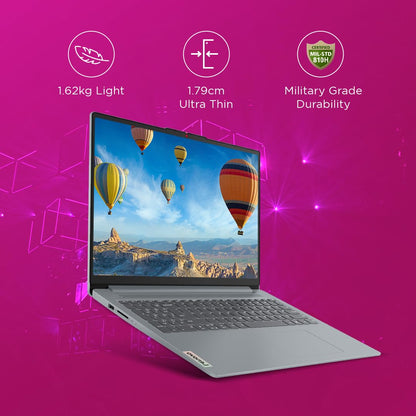 Lenovo IdeaPad Slim 3 13th Gen I3 Arctic Grey 15.6 FHD Laptop 