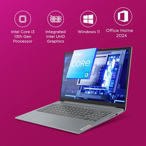 Lenovo IdeaPad Slim 3 13th Gen I3 Arctic Grey 15.6 FHD Laptop 
