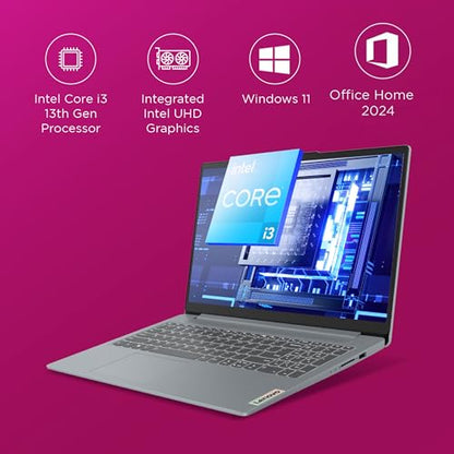 Lenovo IdeaPad Slim 3 13th Gen I3 Arctic Grey 15.6 FHD Laptop 
