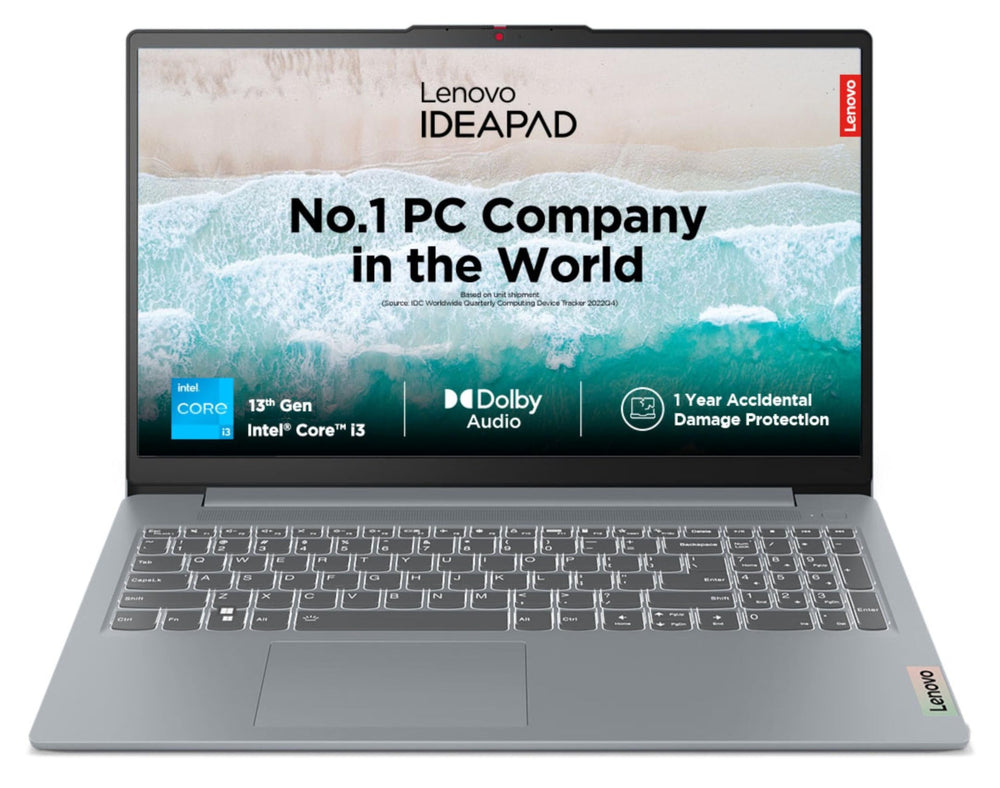 Lenovo IdeaPad Slim 3 Arctic Grey 13th Gen I3 Laptop 8GB 512GB