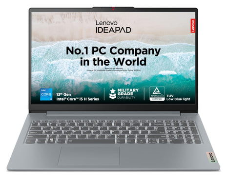 Lenovo IdeaPad Slim 3 Core i5 13420H (16GB RAM/512GB SSD/15.6" (39.6cm)/Integrated Intel UHD Graphics/Windows 11/Office Home 2024/1 Year ADP Free/Grey/1.6Kg), 83EM00H0IN Laptop 