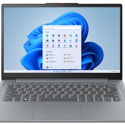 Lenovo IdeaPad Slim 3, Intel Core i5-12450H, 12th Gen, 16GB RAM, 512GB SSD, FHD, 14"/35.5cm, Windows 11, MS Office Home 2024, Grey, 1.37Kg, 83EQ0072IN, Alexa Built-in, 3 mon. Game Pass Laptop 