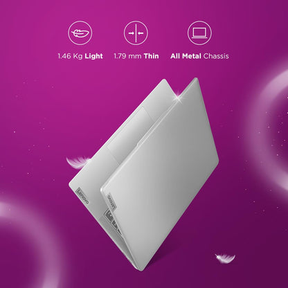 Lenovo IdeaPad Slim 5 12th Gen Intel Core i5 12450H 14" (36cm) WUXGA IPS 300Nits Thin and Light Laptop (16GB/1TB SSD/Win 11/Office 21/BacklitKB/FHD Camera/Alexa/3 Mon Game Pass/Grey/1.46Kg),83BF0043IN 