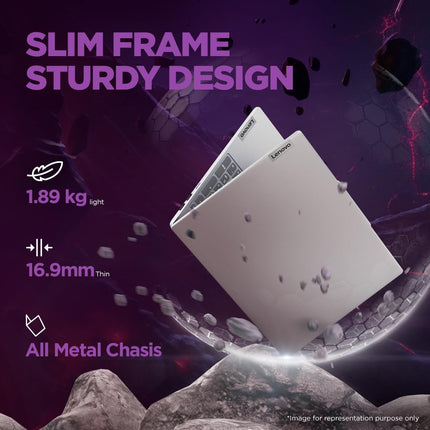 Lenovo IdeaPad Slim 5 Intel Core Ultra 5 125H Built-in AI 14" (35.5cm) WUXGA-OLED 400Nits Thin & Light Laptop (16GB/1TB SSD/Win 11/MSO 21/FHD+IR Cam/1Yr ADP Free/Grey/1.4Kg), 83DA008VIN 