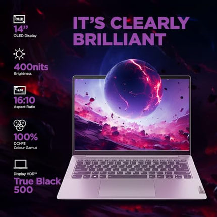 Lenovo IdeaPad Slim 5 Intel Core Ultra 5 125H Built-in AI 14" (35.5cm) WUXGA-OLED 400Nits Thin & Light Laptop (16GB/1TB SSD/Win 11/MSO 21/FHD+IR Cam/1Yr ADP Free/Grey/1.4Kg), 83DA008VIN 
