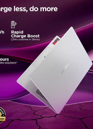 Lenovo IdeaPad Slim 5 Ryzen 7 7735HS (16GB RAM/512GB SSD/Integrated AMD Radeon 680M Graphics/WUXGA IPS Display/13.3" (33.7cm)/Windows 11/Office Home 2024/Backlit KB/Grey/1.15Kg), 83J2000HIN Laptop 