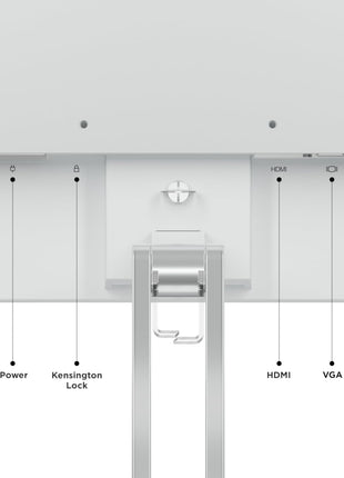 Lenovo L-Series 24 inch (60.45cm) FHD IPS Monitor| 100Hz, 1ms, FreeSync, 99% sRGB, 3Wx2 Speakers, 1x HDMI 1.4, 1x VGA, Tilt, Smart Display Customization Artery Cloud Grey, L24i-4A 