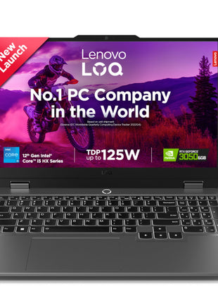 Lenovo LOQ 12th Gen Intel Core i5-12450HX 15.6" (39.6cm) 144Hz 300Nits FHD IPS Gaming Laptop (16GB RAM/512GB SSD/NVIDIA RTX 3050 6GB/Win 11/Office 2024/3 Mon. Game Pass/Grey/2.4Kg), 83GS00PJIN 