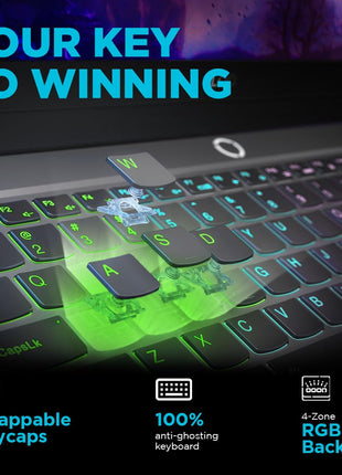 Lenovo LOQ Intel Core i5-13450HX 15.6" (39.6cm) 144Hz 300Nits FHD Gaming Laptop (16GB/512GB SSD/Win 11/NVIDIA RTX 3050 6GB Graphics/100% sRGB/Office 21/1Yr ADP Free/Grey/2.4Kg), 83DV00BHIN 