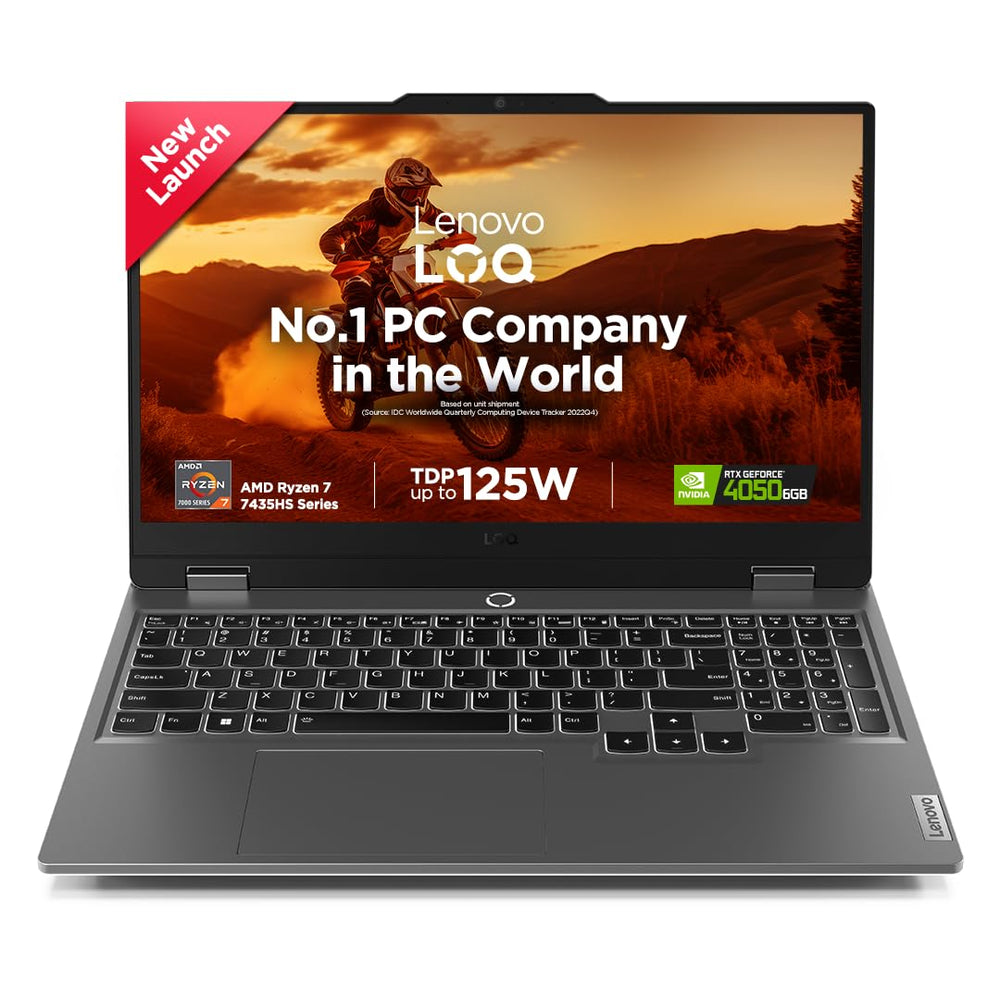 Lenovo LOQ 2024 Ryzen 7 RTX 4050 15.6In Grey Gaming Laptop