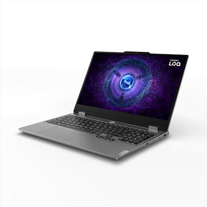 Lenovo LOQ 2024 AMD Ryzen 7 7435HS | NVIDIA RTX 4050 6GB (24GB RAM/512GB SSD/15.6" (39.6cm)/Windows 11/Office Home 2024/100% sRGB/3 Mon. Game Pass/Grey/2.4Kg), 83JC00EGIN Gaming Laptop 