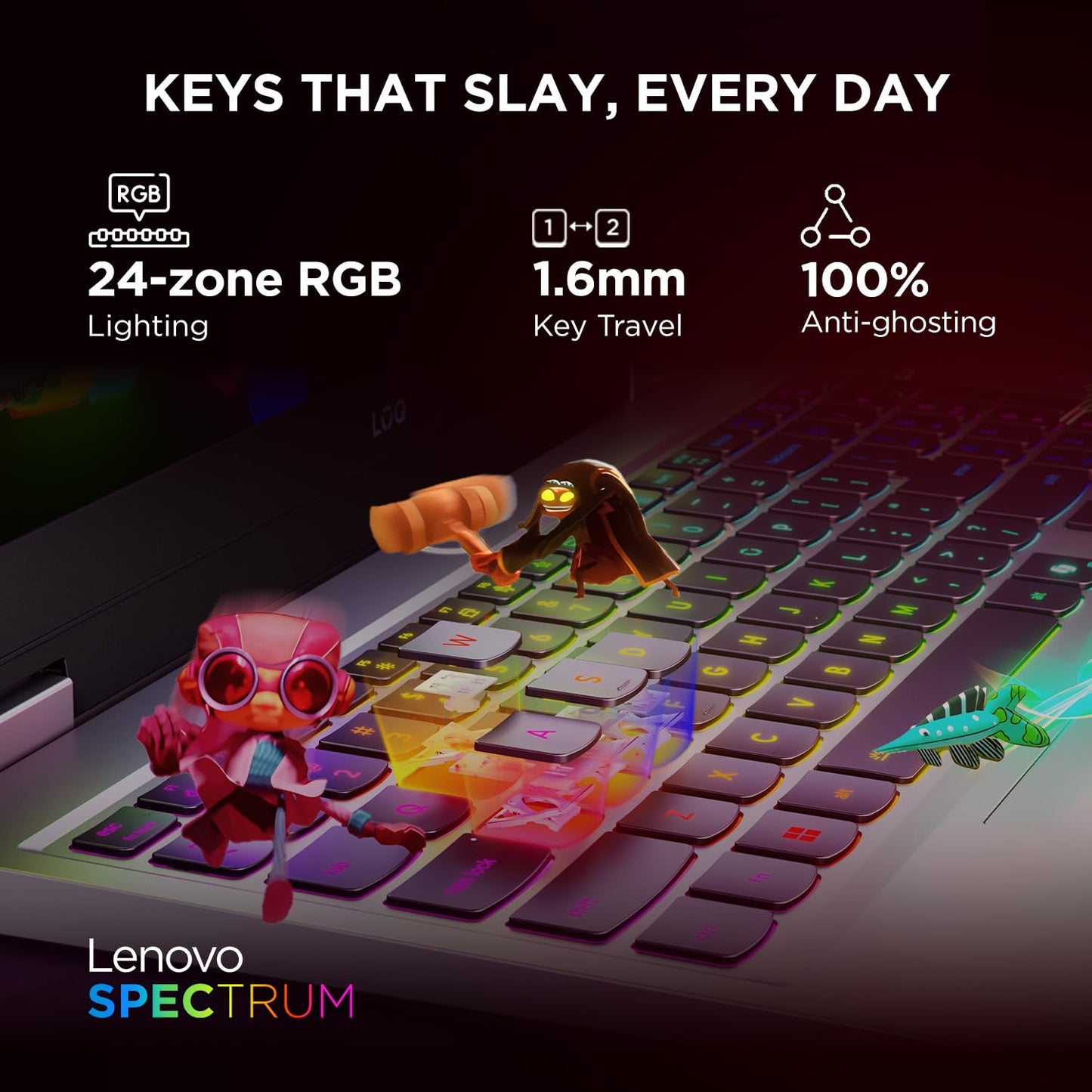 Lenovo LOQ 2025 AMD Ryzen 7 250| NVIDIA RTX 5050 8GB (24GB RAM/1TB SSD/144Hz Refresh Rate/440 AI TOPS/15.6" (39.6cm)/Windows 11/Office 2024/3 Mon. Game Pass/Grey/2.4Kg), 83JG008NIN 