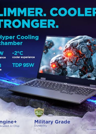 Lenovo LOQ, Intel Core i5 12th Gen 12450HX, NVIDIA RTX 2050 4GB, 12GB RAM, 512GB SSD, 15.6"(39.6cm), Windows 11, Office Home 2024, Grey, 2.4Kg, 83GS00LJIN, 100% sRGB, 3 Mon. Game Pass Gaming Laptop 