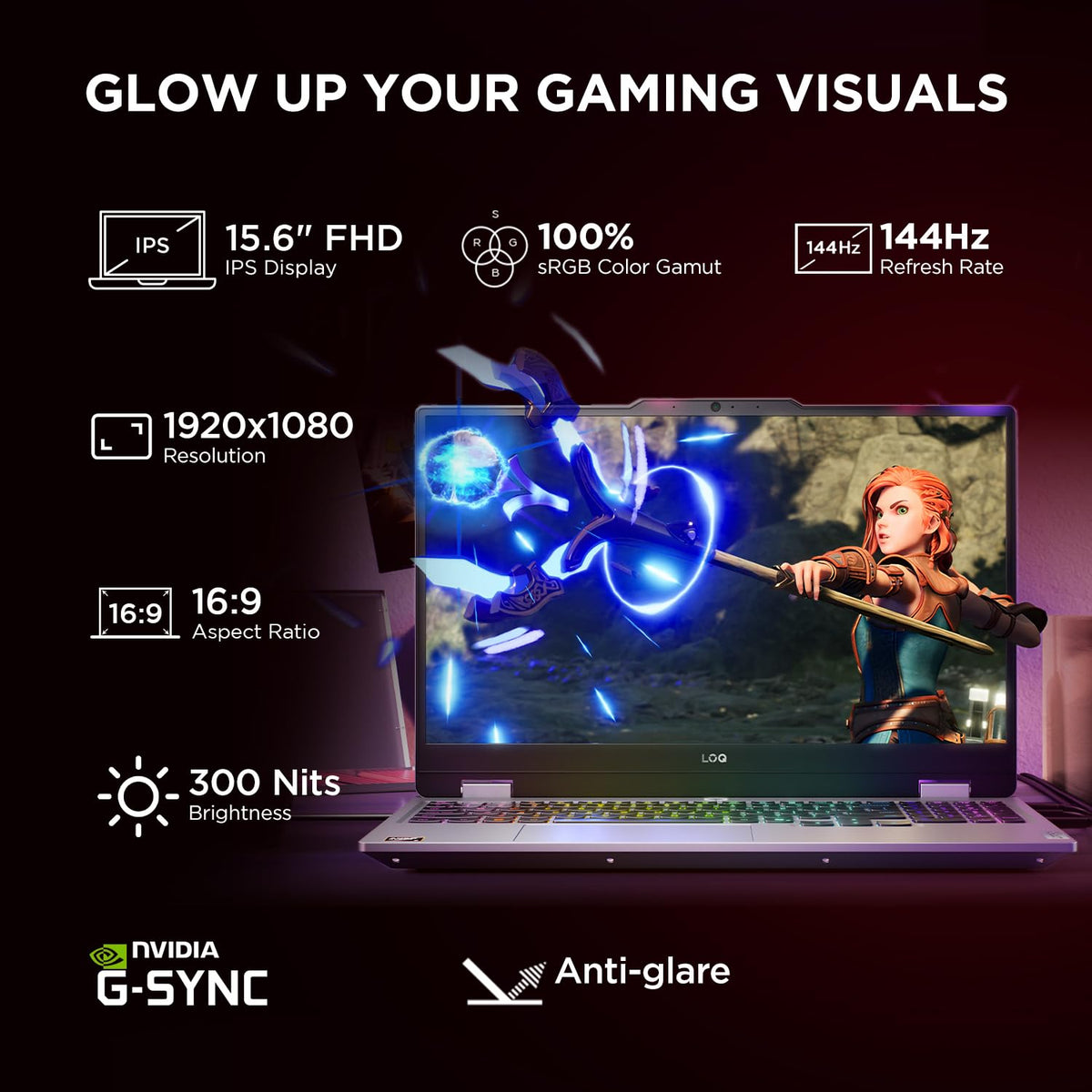 Lenovo LOQ, Intel Core i7 13th Gen 13700HX, NVIDIA RTX 5060 8GB, 16GB RAM, 1TB SSD, 15.6"(39.6cm), 144Hz, Windows 11, Office 2024, Grey, 2.4Kg, 83JE00U4IN, 572 AI Tops, 3 Mon. Game Pass Gaming Laptop 
