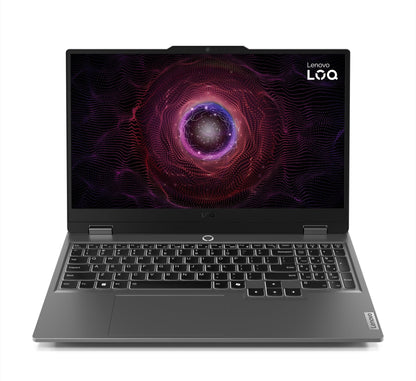 Lenovo LOQ AMD Ryzen 5 7235HS| NVIDIA RTX 3050 6GB (24GB RAM/512GB SSD/144Hz Refresh Rate/15.6" (39.6cm)/Windows 11/Office Home 2024/3 Mon. Game Pass/Grey/2.4Kg), 83JC00K1IN AI Gaming Laptop 