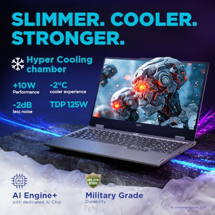 Lenovo LOQ Intel Core i5-13450HX 15.6" (39.6cm) 144Hz 300Nits FHD Gaming Laptop (16GB/512GB SSD/Win 11/NVIDIA RTX 3050 6GB Graphics/100% sRGB/Office 21/1Yr ADP Free/Grey/2.4Kg), 83DV00BHIN 