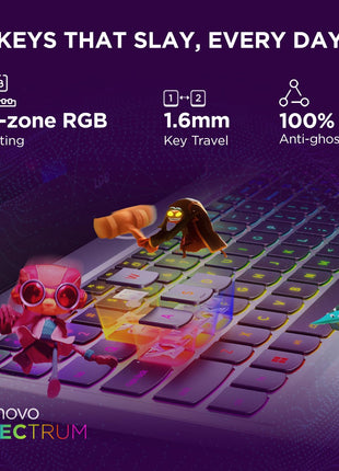 Lenovo LOQ, Intel Core i7 14th Gen 14700HX, NVIDIA RTX 5060 8GB, 16GB RAM, 1TB SSD, 15.6"(39.6cm), 144Hz, Windows 11, Office 2024, Grey, 2.4Kg, 83JE00U5IN, 572 AI Tops, 3 Mon. Game Pass Gaming Laptop 